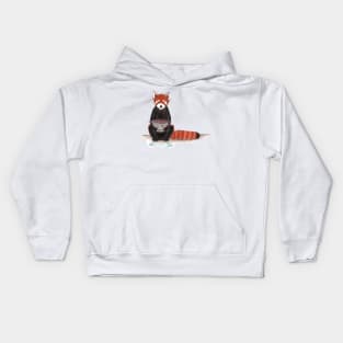 R is for Red Panda Kids Hoodie